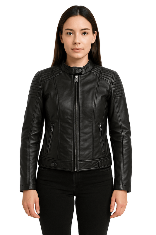 Obsidian Femme Moto Jacket