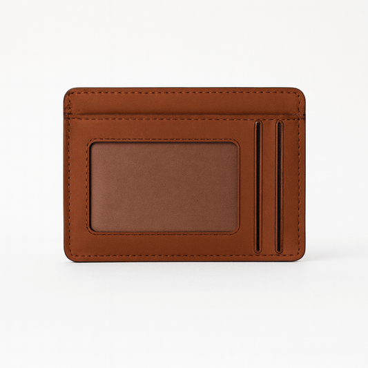Cognac ID Luxe Card Holder