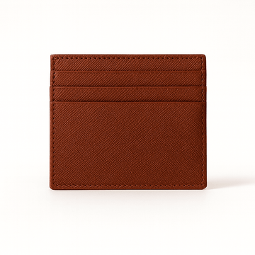 Cognac Luxe Card Holder