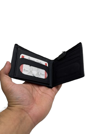 Noir Prestige Leather Wallet