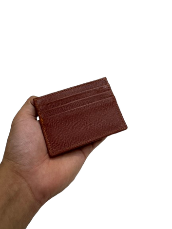 Cognac Luxe Card Holder