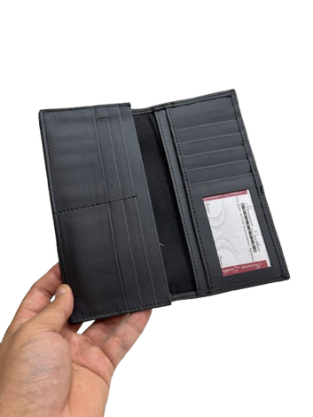 Obsidian Luxe Long Wallet