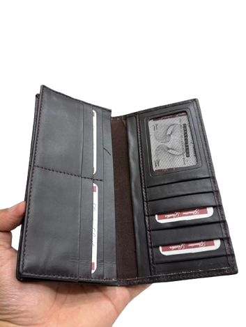 Mahogany Luxe Long Wallet